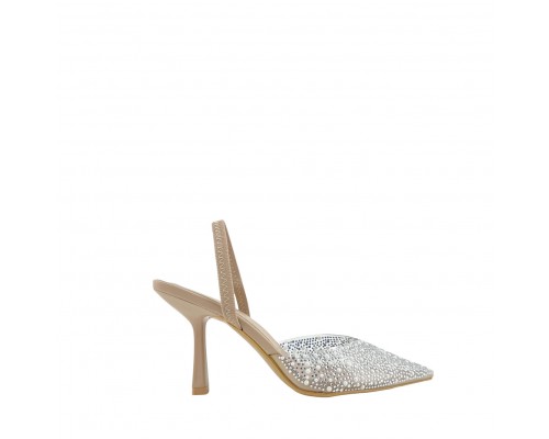 Zapato De Tacón Fino Transparente